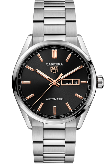 TAG Heuer Carrera Calibre 5 Automatic Black Steel Watch