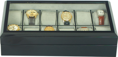 12-Unit Ebony Collector Box