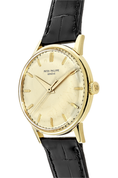 Calatrava Reference 3411 Circa 1950s Yellow Gold Manual