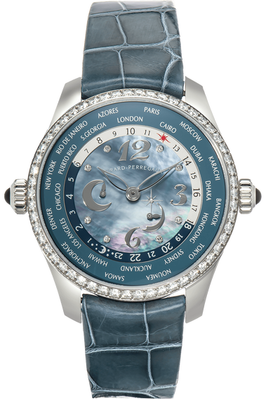 World Time Power Reserve Stainless Steel Automatic
