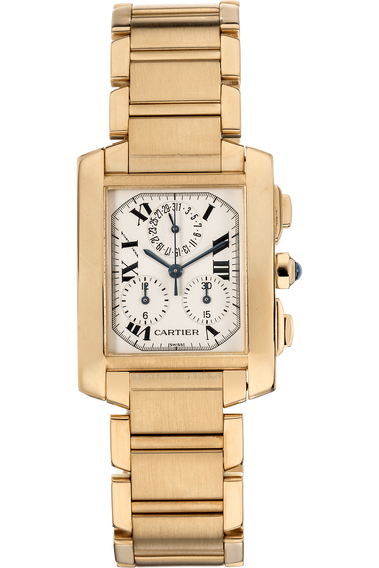 Tank Francaise Chronograph Yellow Gold Quartz