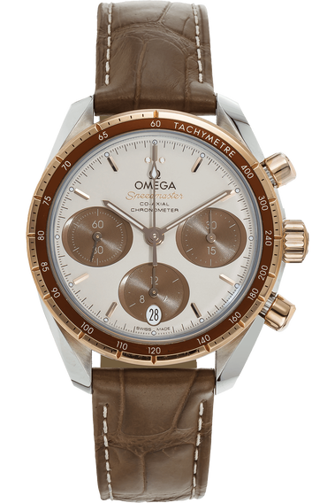 Speedmaster 38 Co-Axial Chronograph Rose Gold and Stainless Steel Automatic