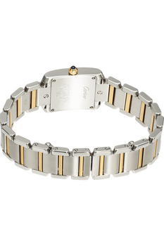 Tank Francaise Yellow Gold and Stainless Steel Quartz