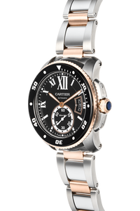 Calibre De Cartier Diver Rose Gold and Stainless Steel Automatic