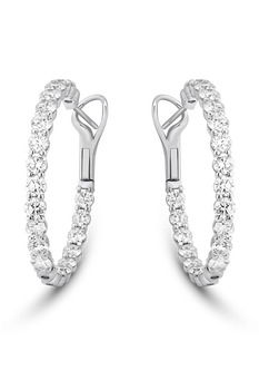 Classics Diamond Hoops