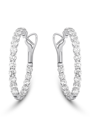 Classics Diamond Hoops