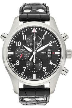 Pilot&#39;s Double Chronograph Stainless Steel Automatic