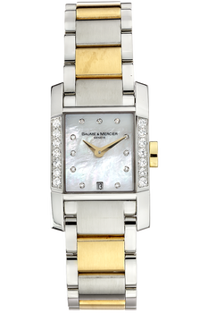 Diamant Yellow Gold and Stainless Steel Quartz