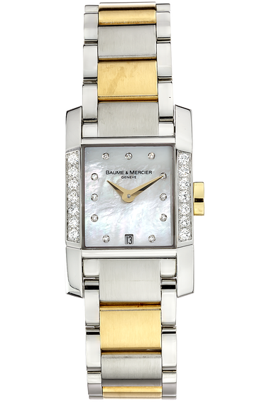 Diamant Yellow Gold and Stainless Steel Quartz