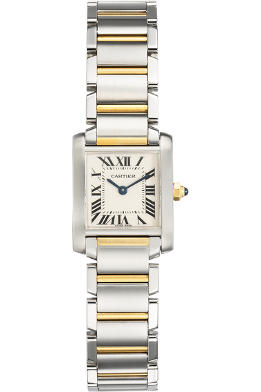 Tank Francaise Yellow Gold and Stainless Steel Quartz