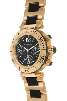 Pasha Seatimer Chronograph Yellow Gold Automatic