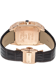 Santos 100 Chronograph Rose Gold Automatic