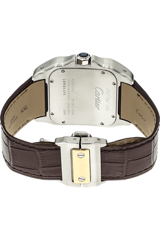 Santos 100 Yellow Gold and Stainless Steel Automatic
