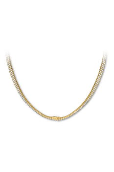 Baguette Love Necklace