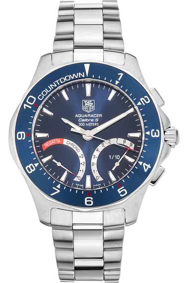 Aquaracer Calibre S Regatta Chronograph Stainless Steel Quartz