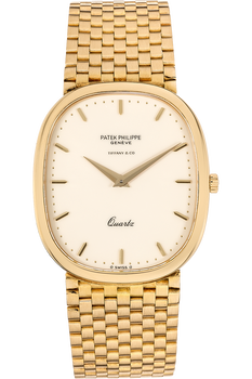 Ellipse Reference 3838 Circa 1980s Yellow Gold Quartz