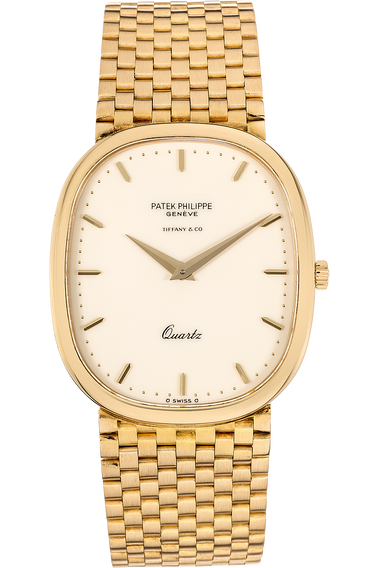 Ellipse Reference 3838 Circa 1980s Yellow Gold Quartz