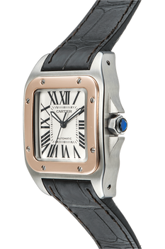 Pre owned cartier santos 100 sale