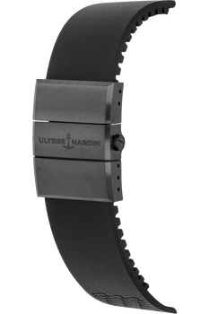 Marine Diver Black Sea Rubber Coated Stainless Steel Automatic