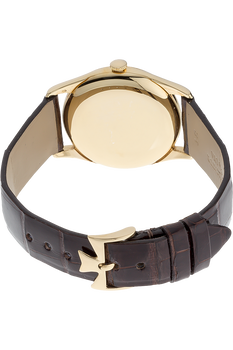 Round Circa 1960s Yellow Gold Manual