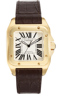 Santos 100 Yellow Gold Automatic