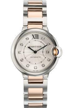 Ballon Bleu Rose Gold and Stainless Steel Automatic