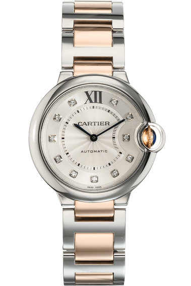 Ballon Bleu Rose Gold and Stainless Steel Automatic
