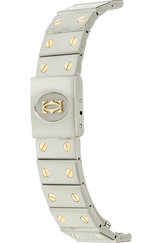 Santos Galbee Yellow Gold and Stainless Steel Automatic