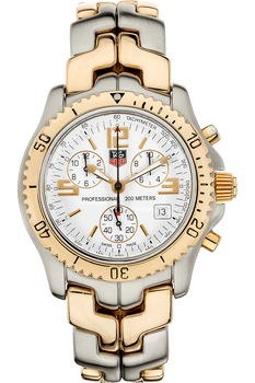 Link Chronograph Yellow Gold and Stainless Steel Quartz