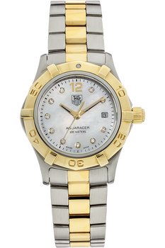 Aquaracer Yellow Gold and Stainless Steel Quartz