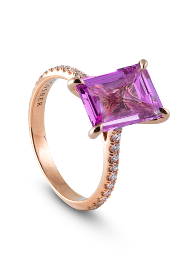 Solitaire Joy Color Ring 3.29ct