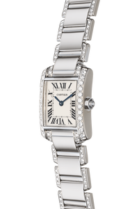 Tank Francaise White Gold Quartz