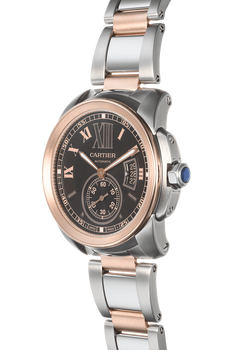 Calibre de Cartier Rose Gold and Stainless Steel Automatic