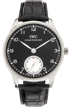 Portuguese Hand Wound Stainless Steel Manual
