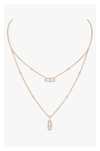 Move Uno Necklace in Pink Gold