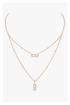Move Uno Necklace in Pink Gold