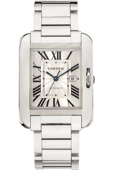 Tank Anglaise White Gold Automatic