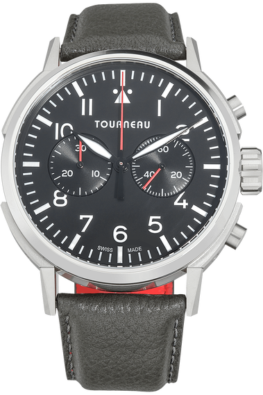 TNY 44mm Chronograph Aviator in Stainless Steel