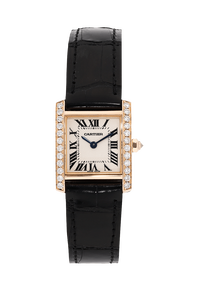 Tank Francaise Rose Gold Quartz