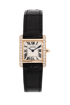 Tank Francaise Rose Gold Quartz