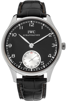 Portuguese Hand Wound Stainless Steel Manual