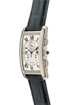 Tank Americaine Chronograph White Gold Quartz