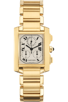 Tank Francaise Chronograph Yellow Gold Quartz