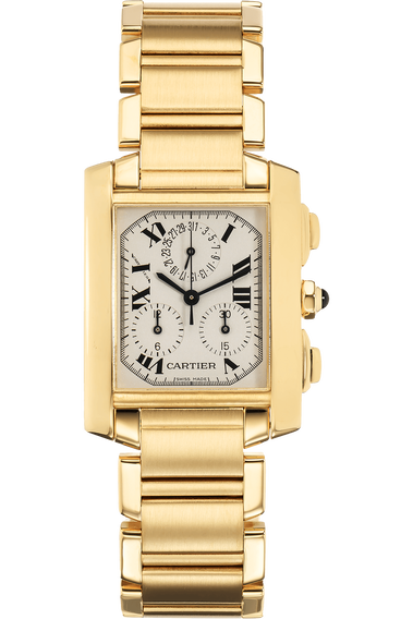 Tank Francaise Chronograph Yellow Gold Quartz