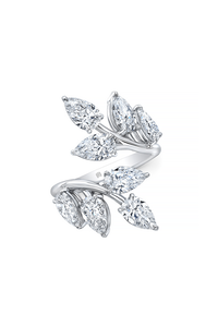 Branch Ring in White Gold