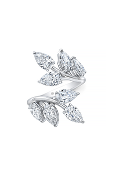 Branch Ring in White Gold