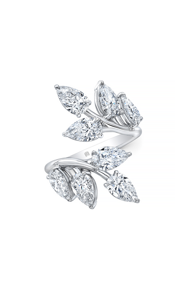 Branch Ring in White Gold