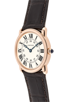 Ronde Louis Cartier Rose Gold Quartz
