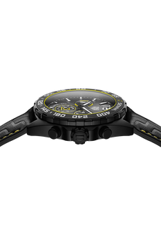 Formula 1 Quartz Mens Grey Calf Leather Chronograph