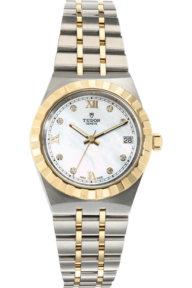 Tudor Royal Yellow Gold and Stainless Steel Automatic